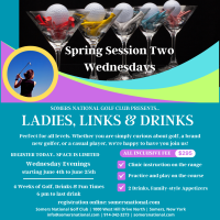 Ladies Links and Drinks 2025 - June Session (4 Weeks - Wednesdays) starting June 4th